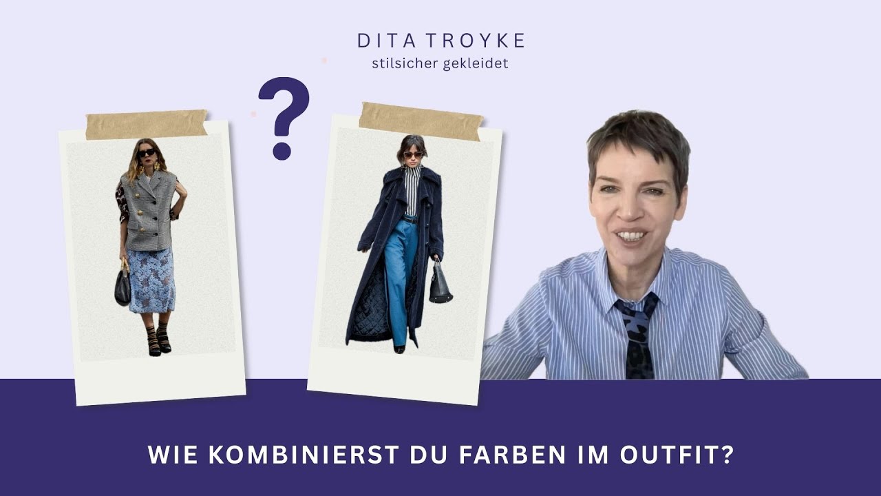 Wie kombinierst du Farben im Outfit harmonisch?