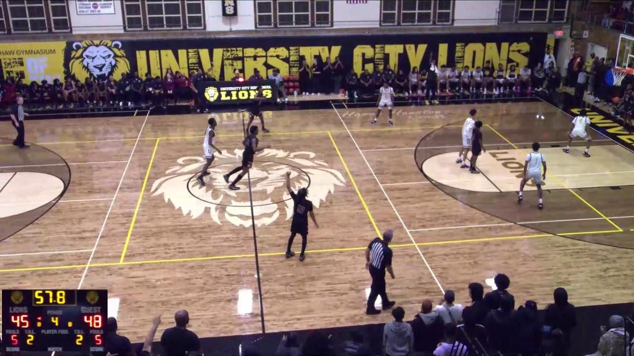 University City High School vs Cardinal Ritter High School Men's Varsity Basketball