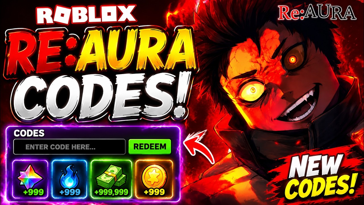 [UPD New] Re Aura CODES - Re Aura ROBLOX CODES 2026 - Roblox Re Aura Codes &ndash; Free Spins & Boosts!