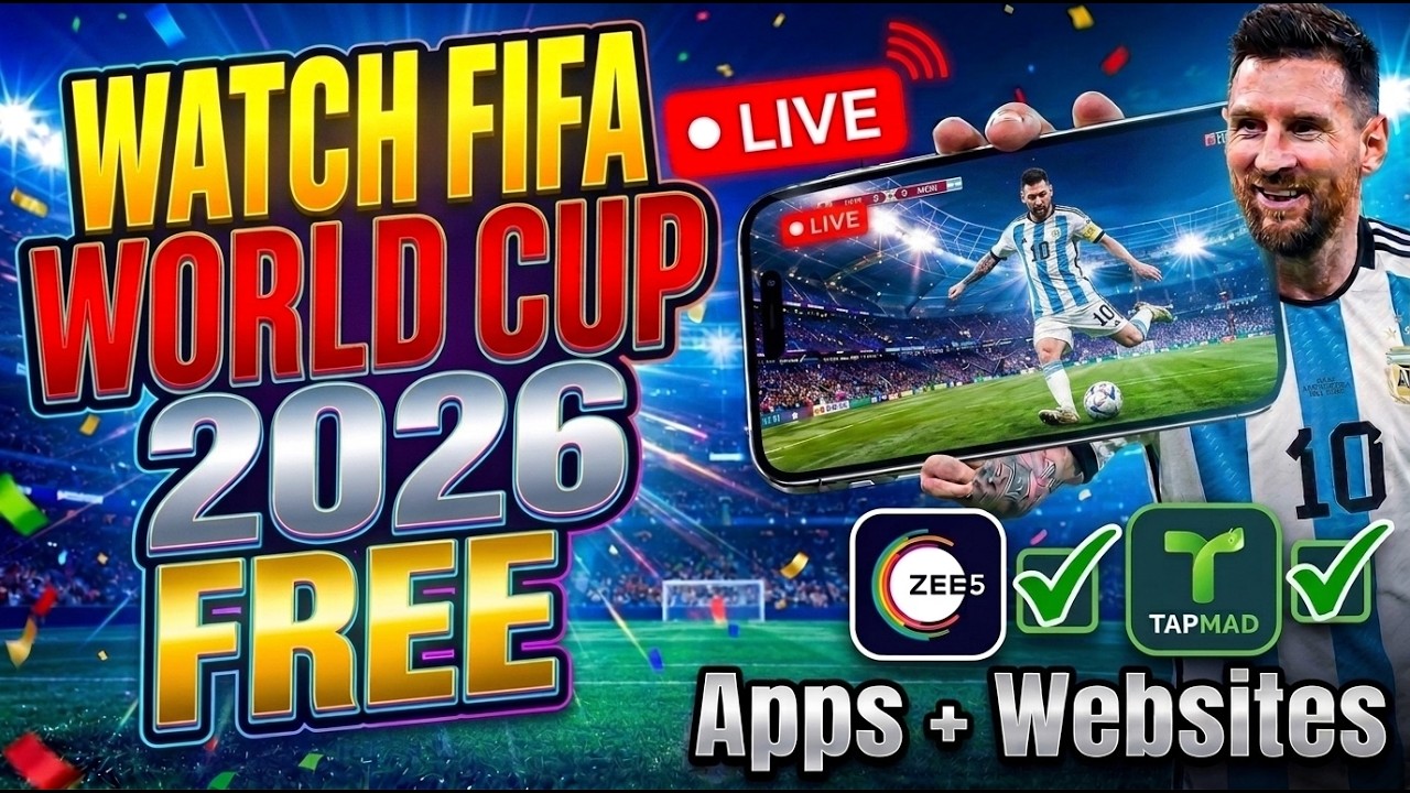 How to Watch Fifa World Cup 2026 for Free | FIFA World Cup 2026 Live Kaise Dekhe Free Mein