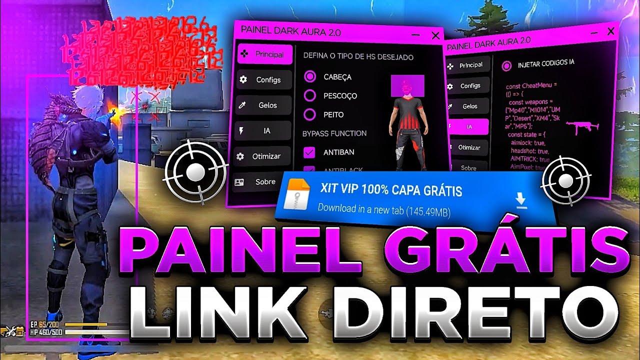 PAINEL🚀🔥XIT REGEDIT MOBILE GRÁTIS PARA FF 2026 + FFH4X PARA ANDROID E IPHONE XIT PARA MOBILE FF
