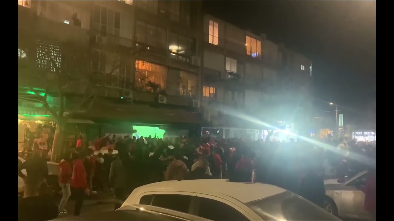 Ultras Hapoel - קטעי עידוד נגד בית״ר (מחוץ לאיצטדיון) מחזור 12 - עונת 22/23