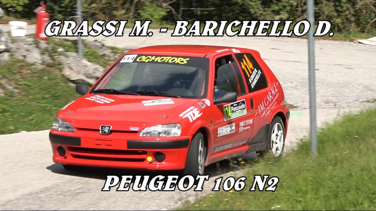 GRASSI MATTIA - BARICHELLO DAVID | RALLY PIANCAVALLO 2023 | PEUGEOT 106 N2 | VIDEOCLIP