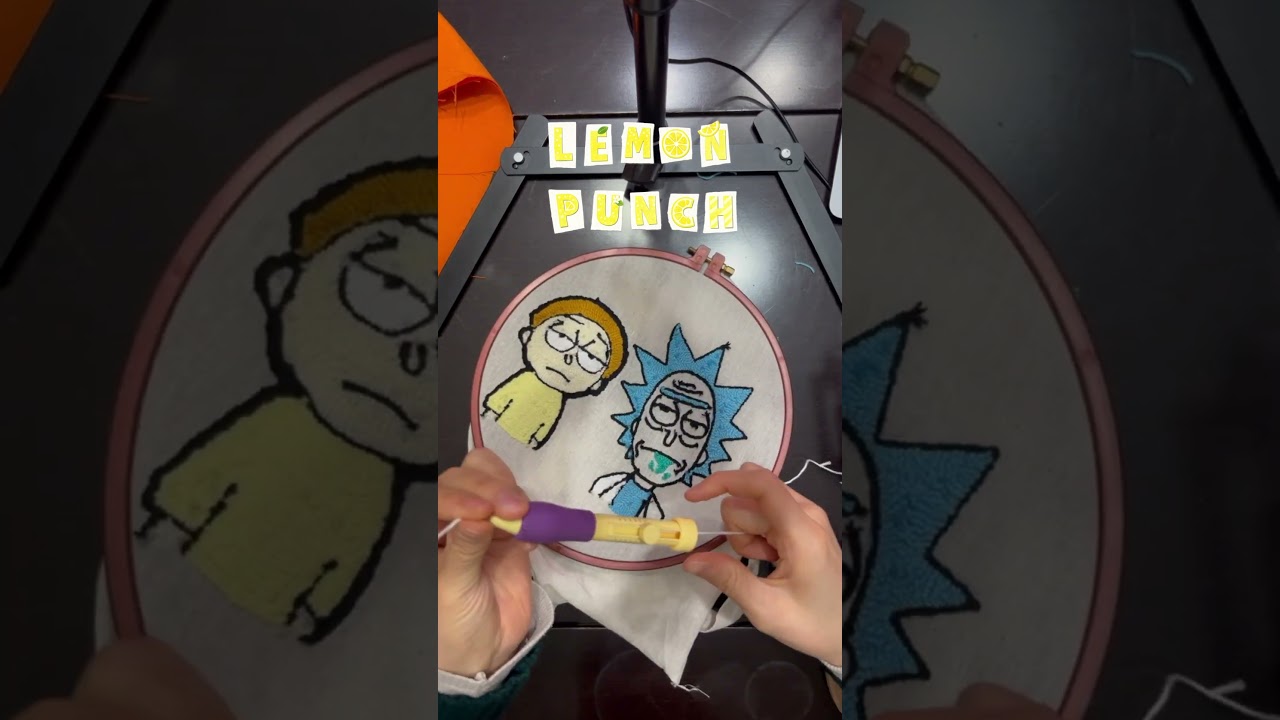 Rick and Morty Tote Bag DIY | LEMON PUNCH