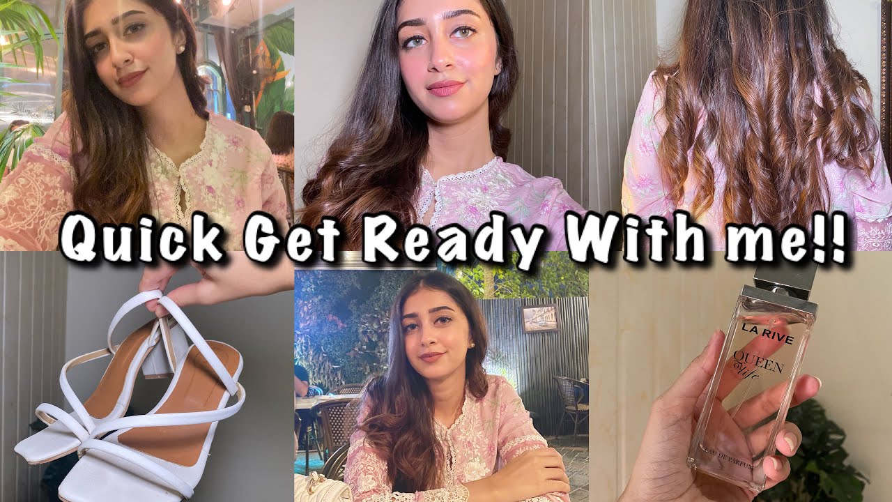 GRWM for a random lunch 🌮 | Eastern wear | Ethnic 2 piece 👗 | Minimalistic Makeup