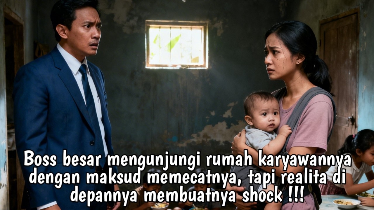 boss besar kaget dan shock saat mengunjungi rumah karyawannya karena sudah absen 3x dalam sebulan
