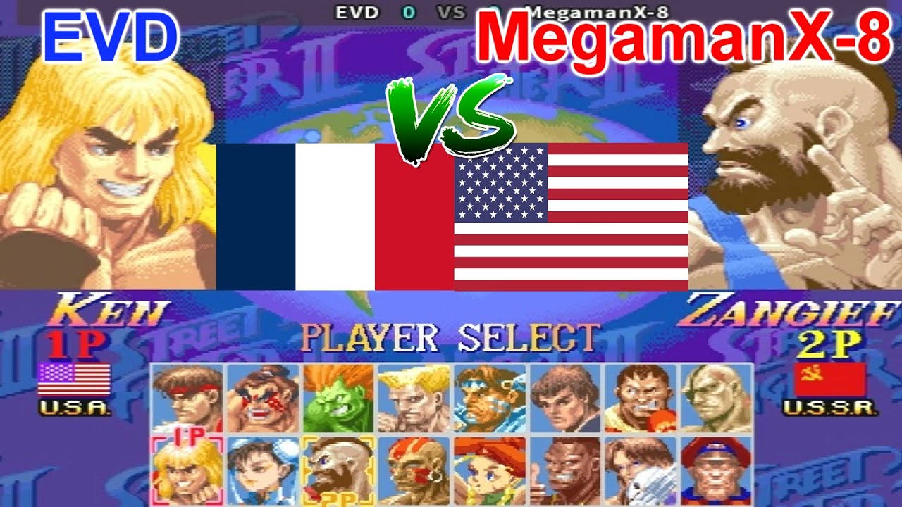 Super Street Fighter II X: Grand Master Challenge - EVD vs MegamanX-8