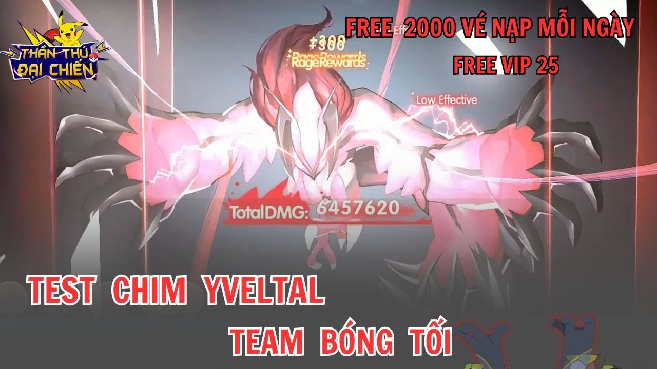 Khởi H&agrave;nh Pokemon - Test Chim Yveltal team b&oacute;ng tối, sức mạnh c&oacute; đ&aacute;ng để chơi?