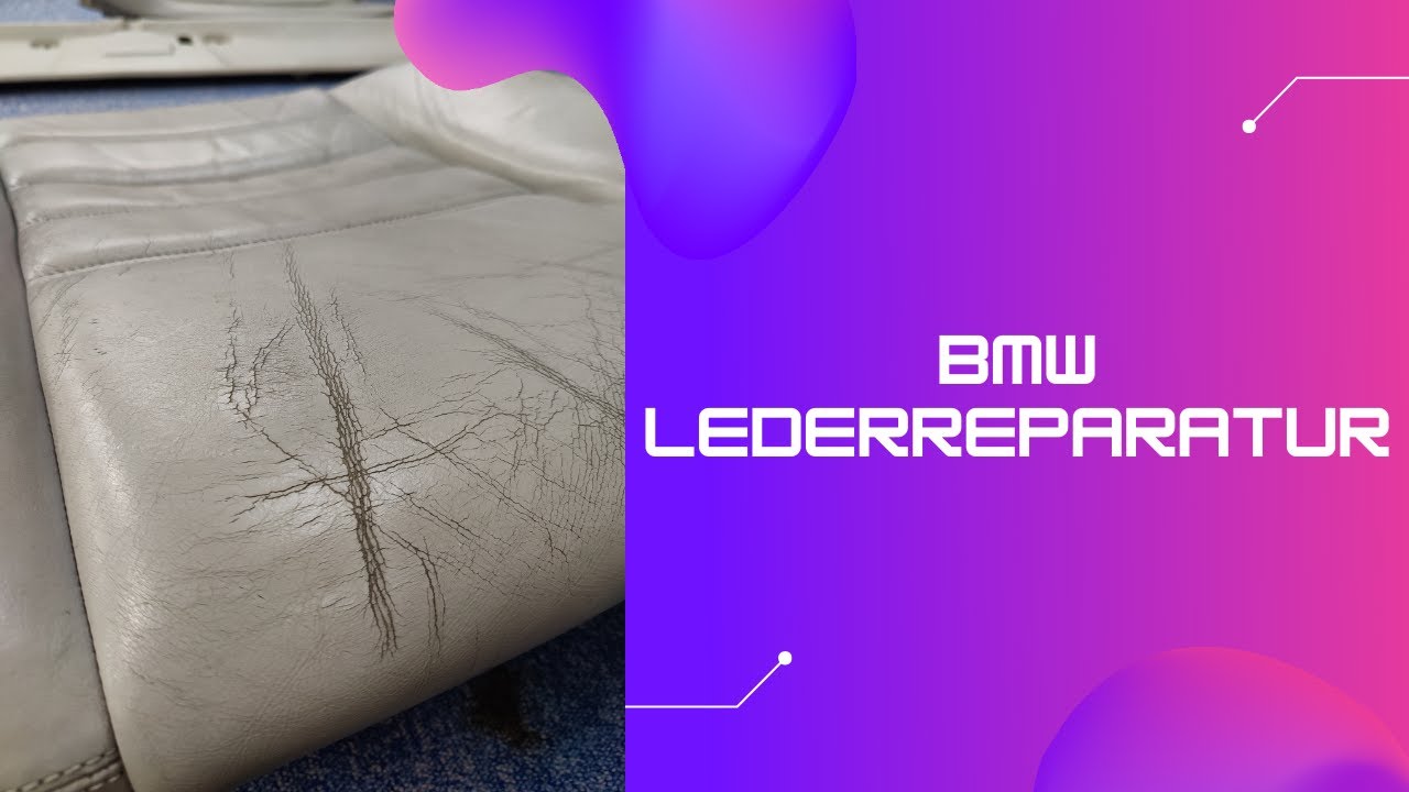 BMW Lederreparatur - E23 745 Turbo Leder Pigmentierung