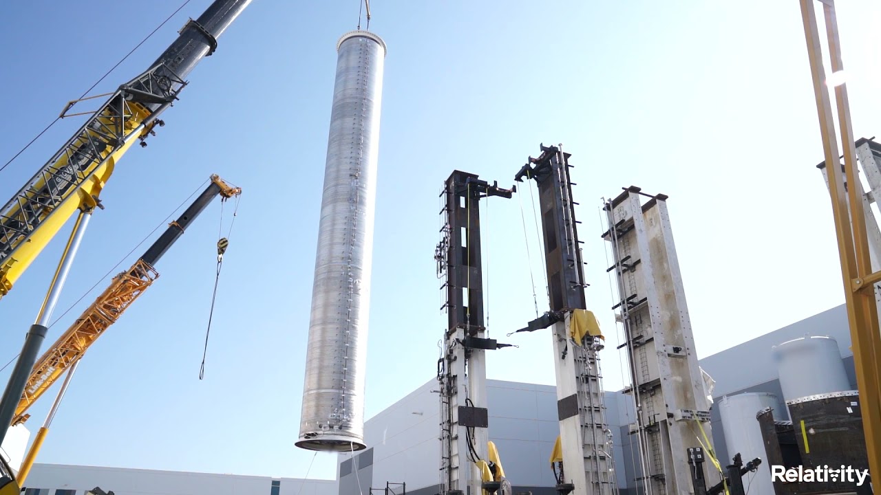 From the Archive: Stage 1 Lift Onto Test Stand #Terran1
