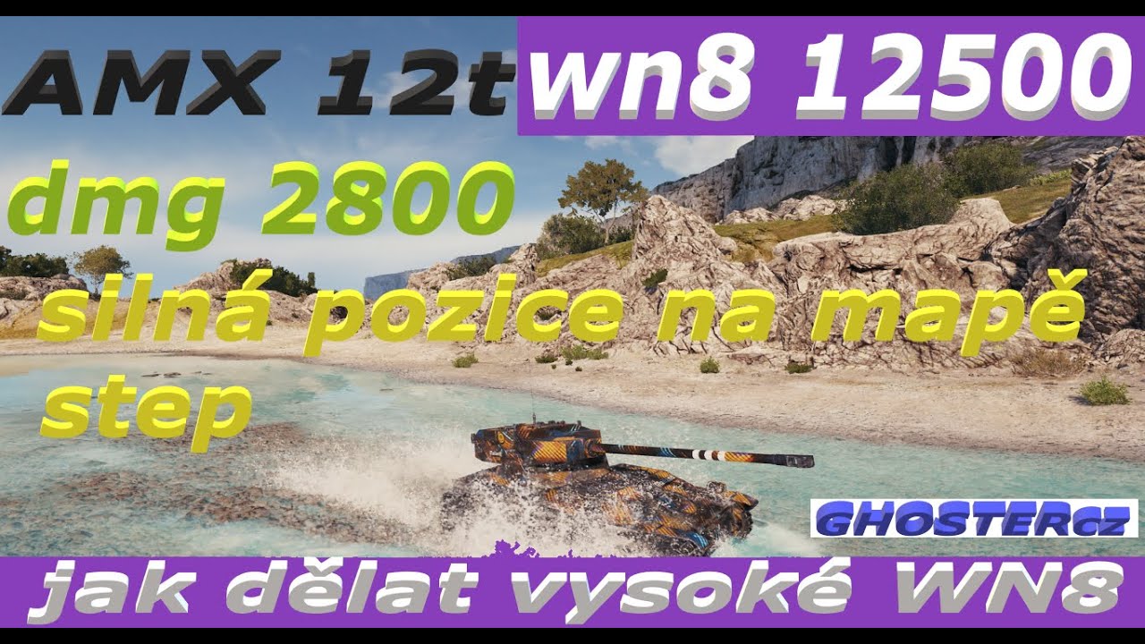 AMX 12t / DMG 2800 / WN8 12500/ NEROZSV&Iacute;T&Iacute; MĚ? (UNDERCOVER)👌