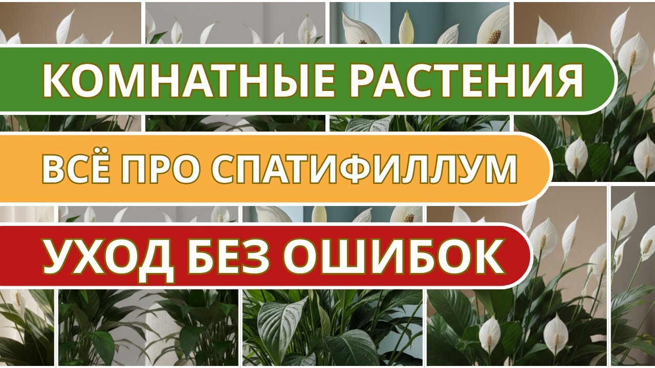 Спатифиллум 🌸 уход в домашних условиях полив, свет, пересадка, цветение
