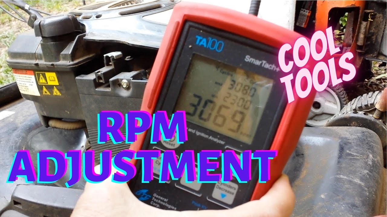 RPM Adjustment on Briggs & Stratton Quantum L-Head Lawn Mower Engine