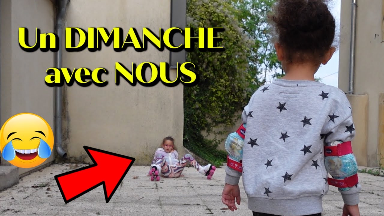 VLOG - UN DIMANCHE avec NOUS - PIQUE NIQUE au LAC - CHUTES et NEW PATINS à ROULETTES pour les filles