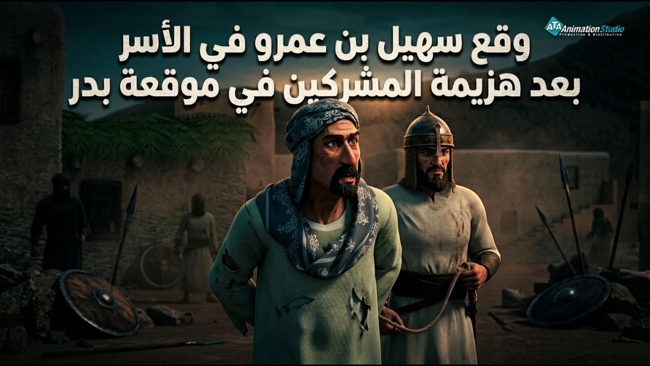 وقع سهيل بن عمرو في الأسر بعد هزيمة المشركين في موقعة بدر