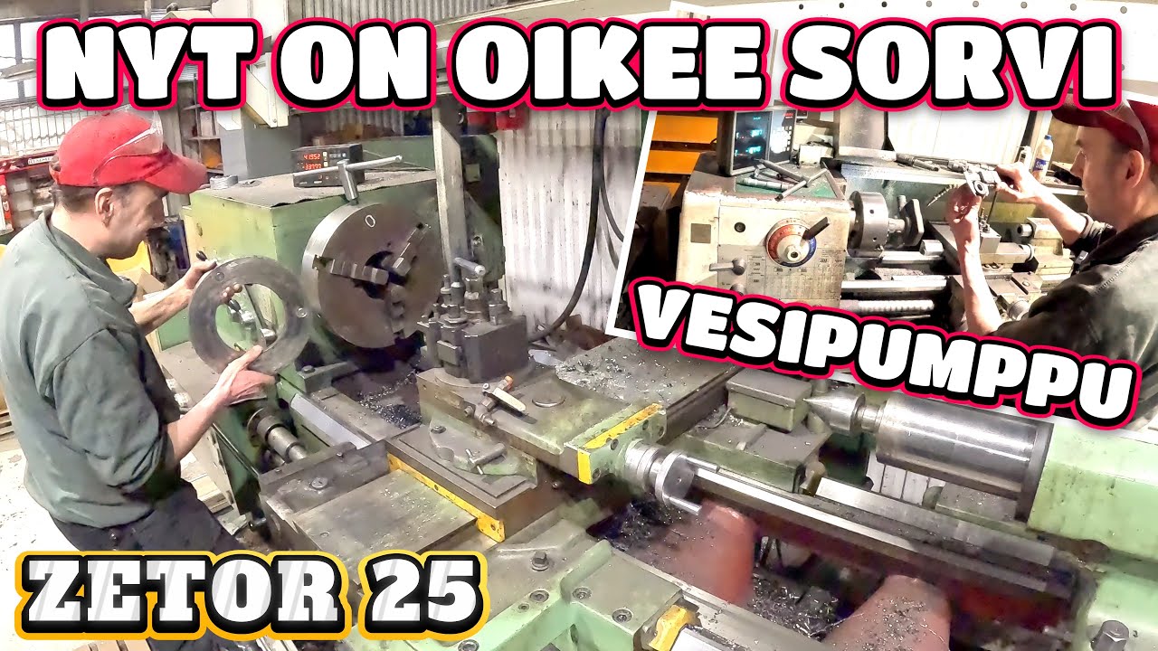 ZETOR 25 Osat Sorviin - vesipumput, kytkimen paininlevy & remontin korjuu
