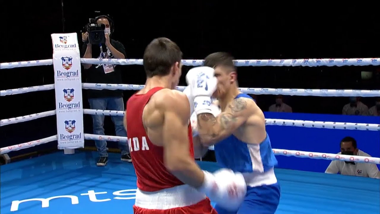 Day 1 (67kg) GALAGOT Dmitri (MDA) vs NAEEMI Sultan Mohammad (FC1) | AIBA WCHs 2021