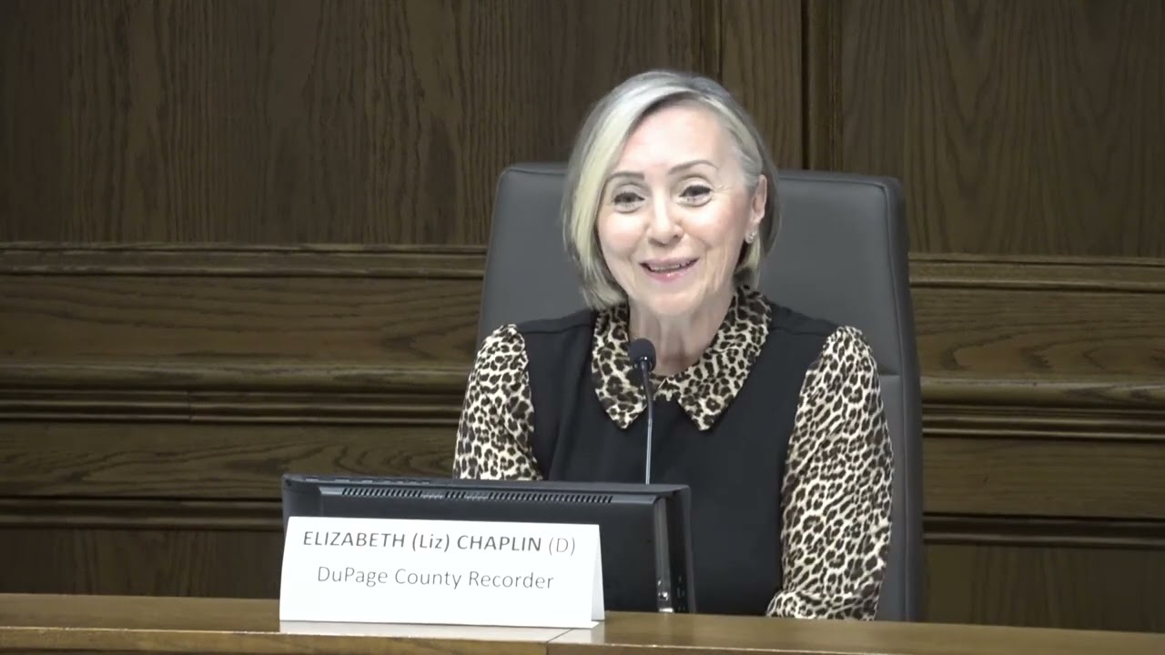 Candidate forum for DuPage County Recorder - Elizabeth 