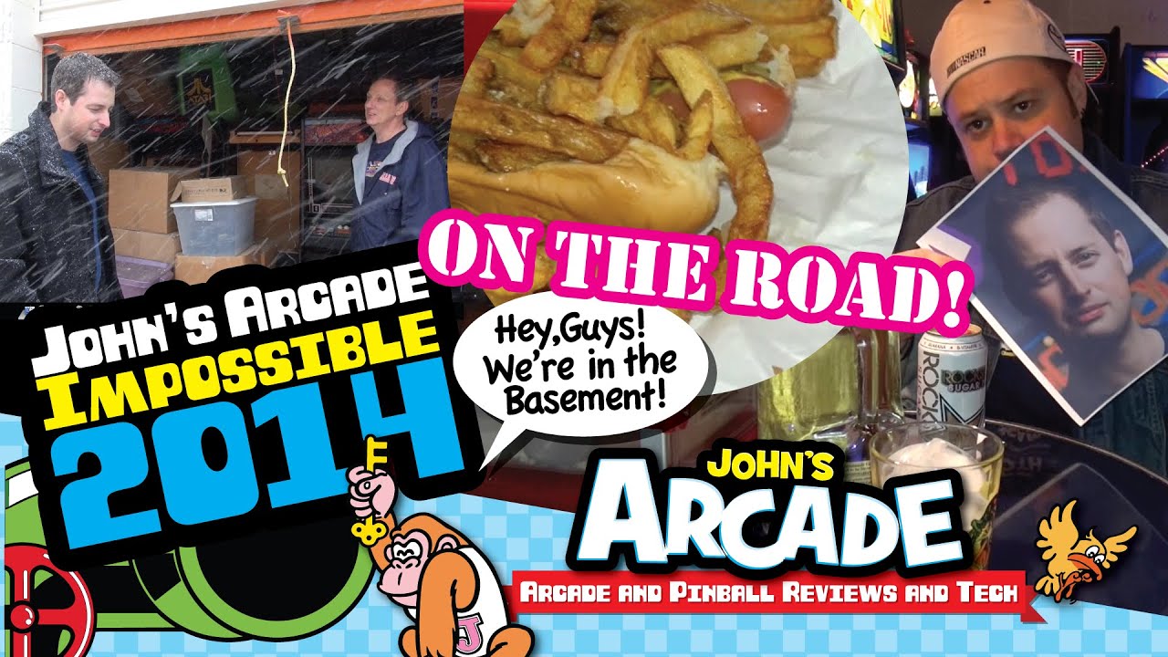 John's Arcade Impossible 2014 - Gameworks Schaumburg Tour, Game Pick-Up, and Chicago Hot Dogs