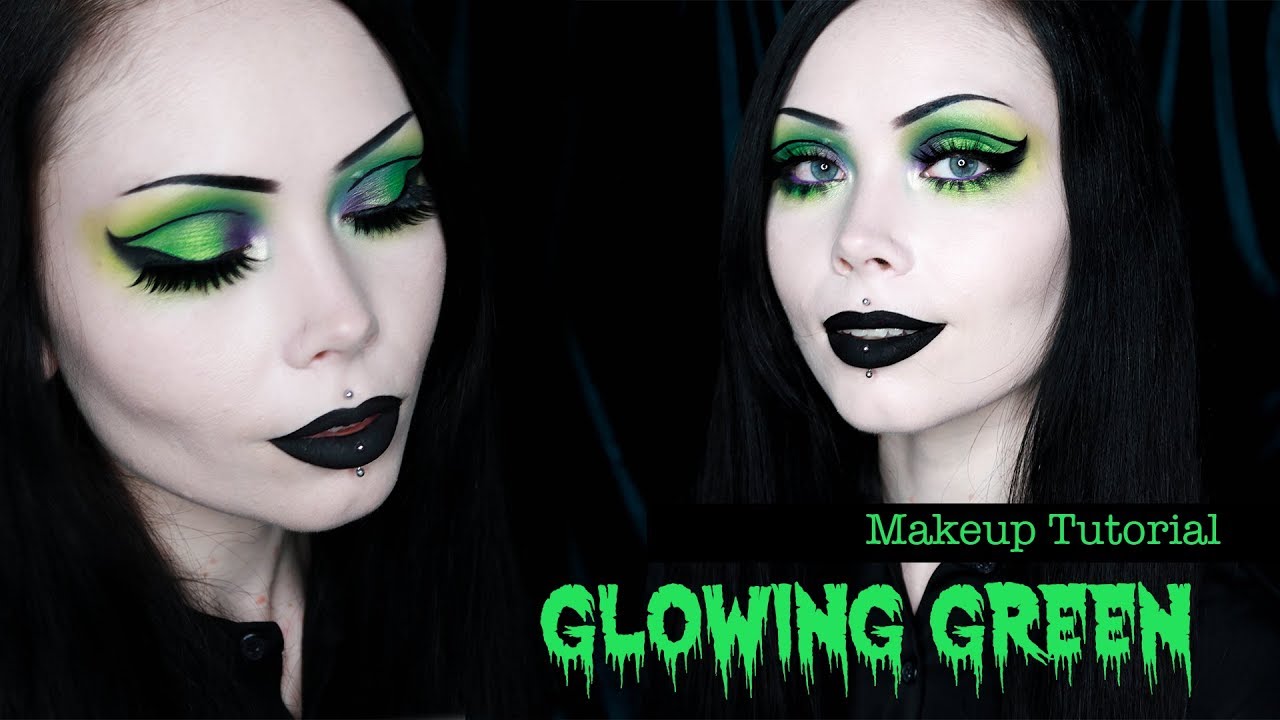 Сияющий зеленый — Урок макияжа || С использованием палетки ALIEN от Jeffree Star Cosmetics