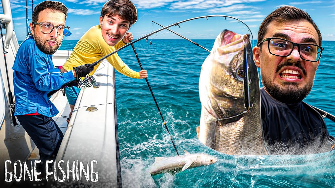 MAIS UM JOGO DE PESCARIA HILARIO COM OS COLEGAS - GONE FISHING