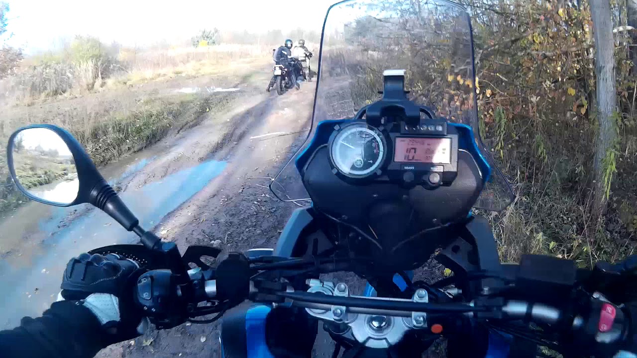 Poligon Cienin- Yamaha xt660z  -  jazda Motocyklem  w terenie