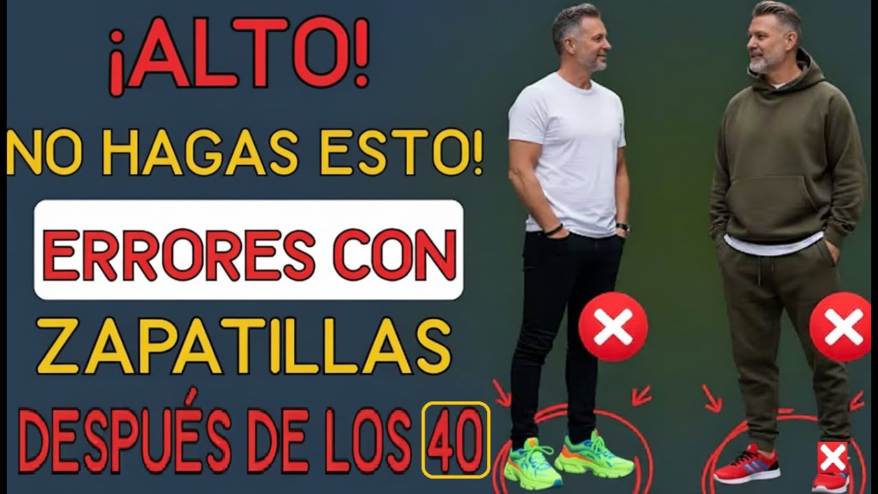 Más de 40? Así debes usar ZAPATILLAS con tus looks casuales | Moda masculina 40+