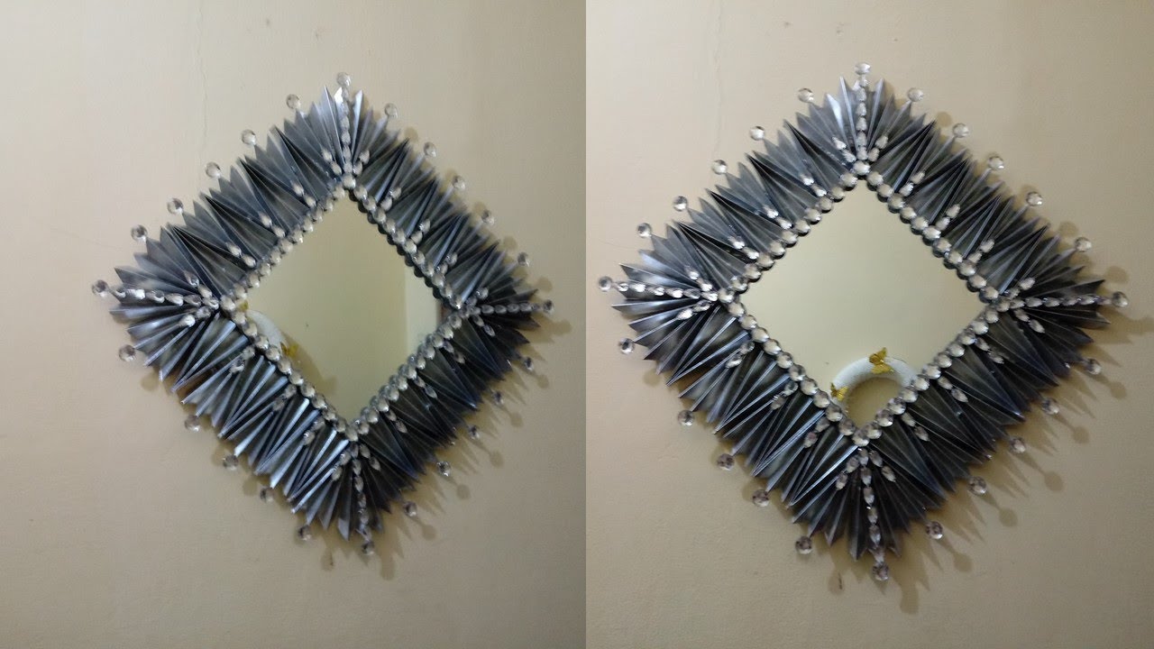 como hacer un espejo cuadrado -how to make a square mirror