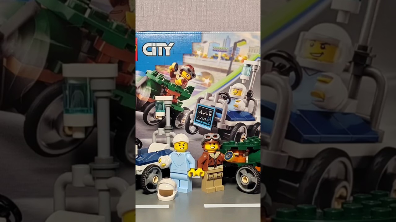 LEGO CITY (60459) Aeroplane vs Hospital Bed #lego #обзор