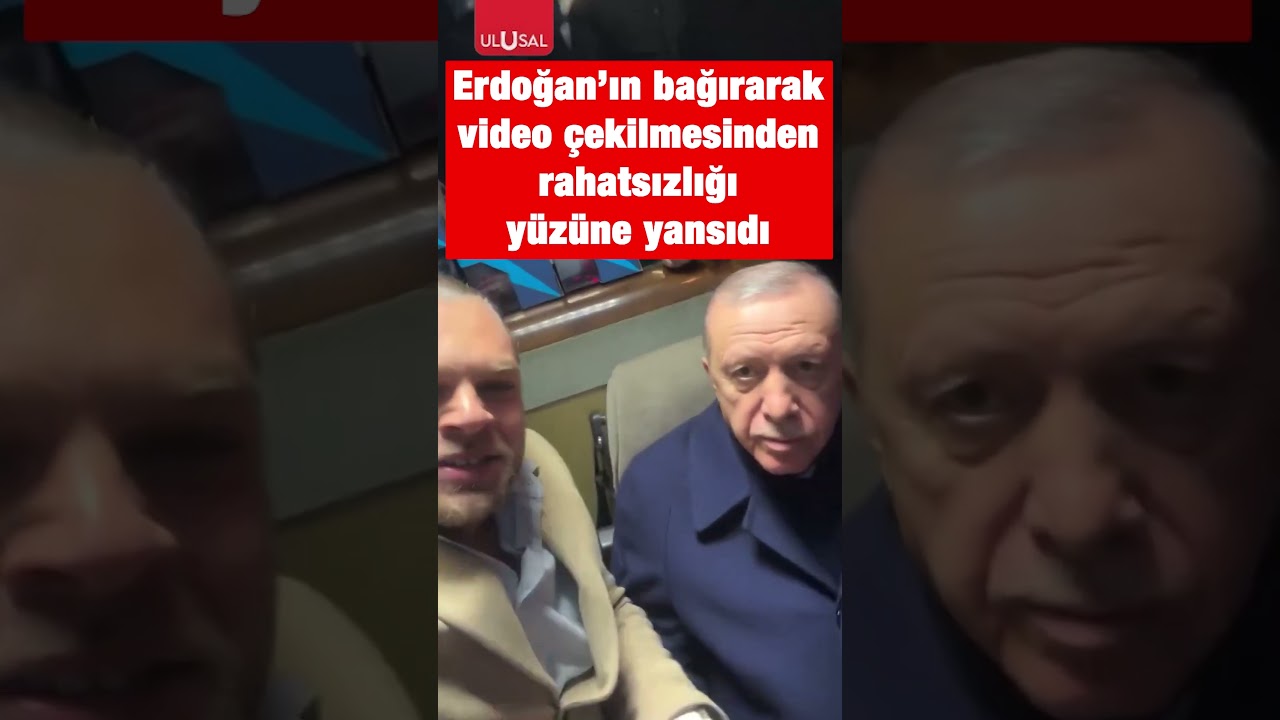 Bağıra &ccedil;ağıra video &ccedil;eken şahıs Erdoğan'ı rahatsız etti #shorts #erdoğan #keşfet #k&uuml;tahya