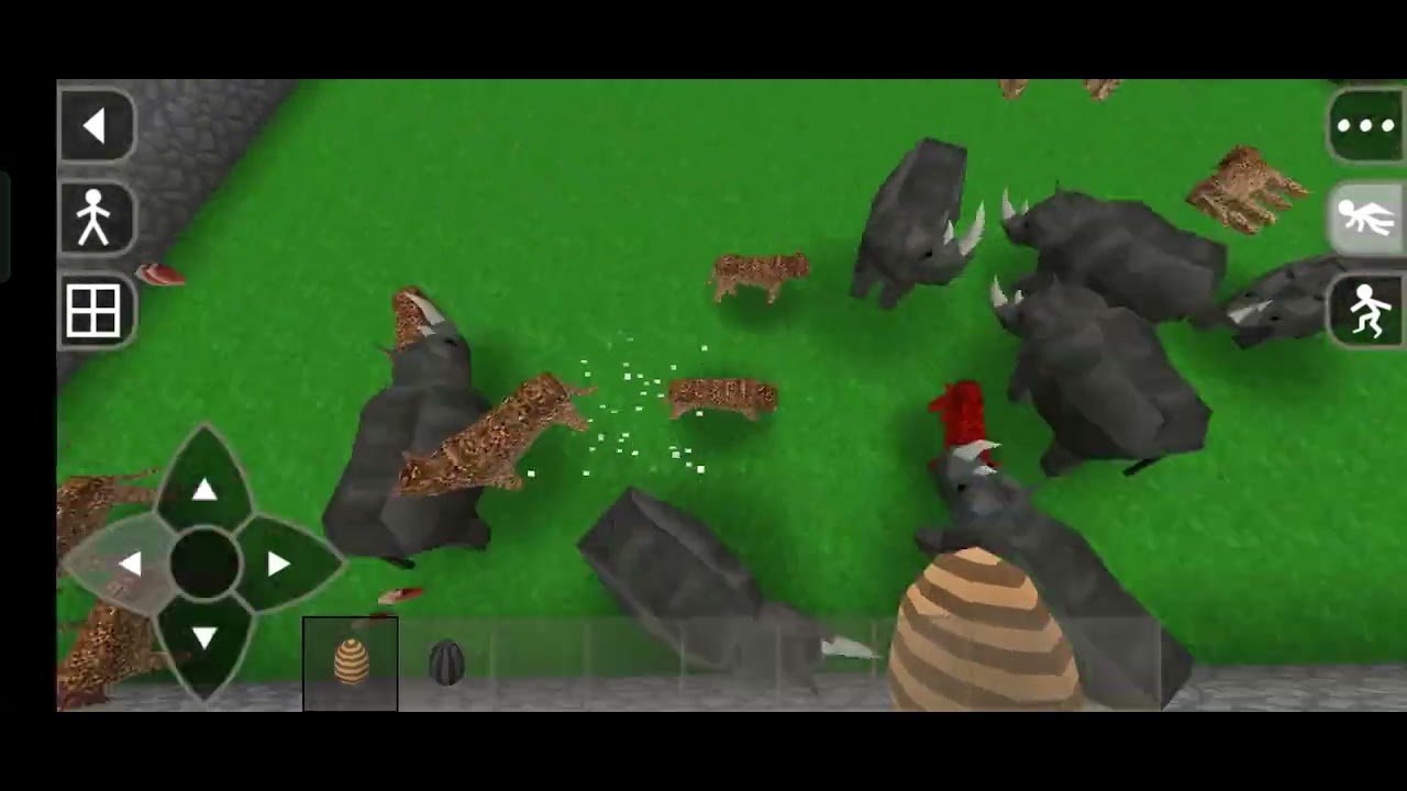 Rhinos vs Leopards - Survivalcraft 2 