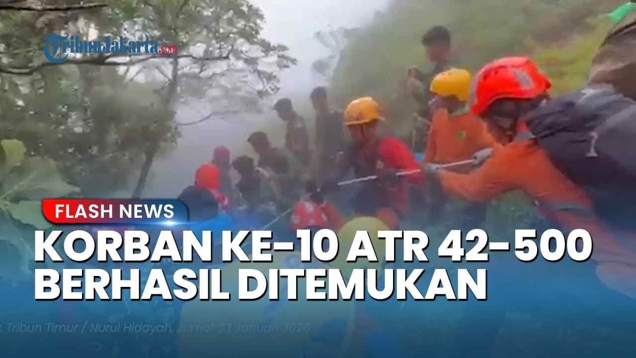 AKHIRNYA Hari Ketujuh Pencarian, Seluruh Korban Pesawat ATR 42 500 di Bulusaraung Berhasil Ditemukan