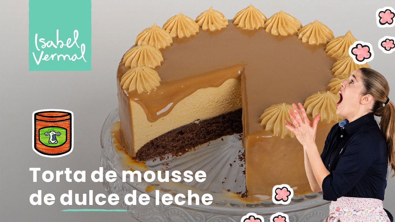 Torta de mousse de dulce de leche