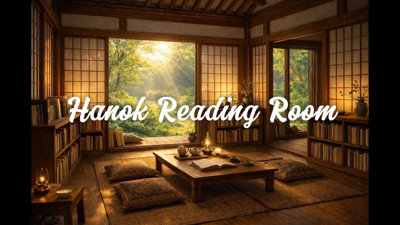 Quiet Reading Music in a Korean Hanok| Deep Focus • No Vocals • Study Session