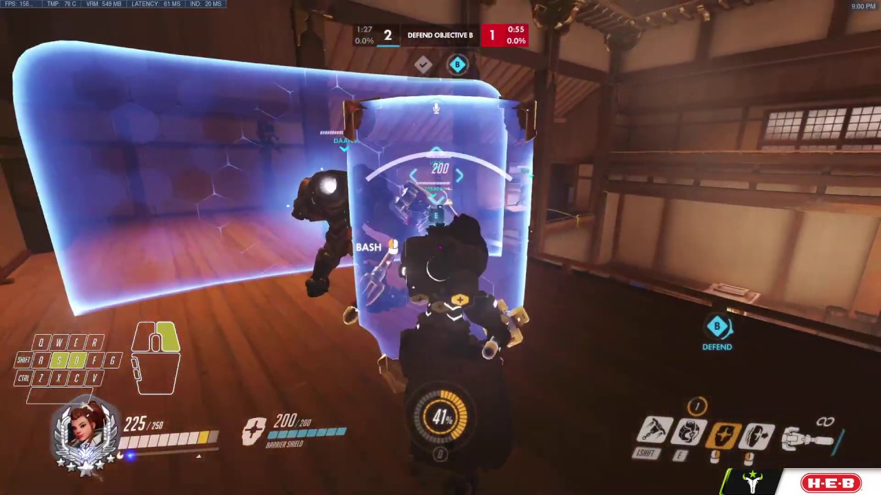 VIOLET BRIGITTE GOD! [ OVERWATCH SEASON 20 TOP 500 ]