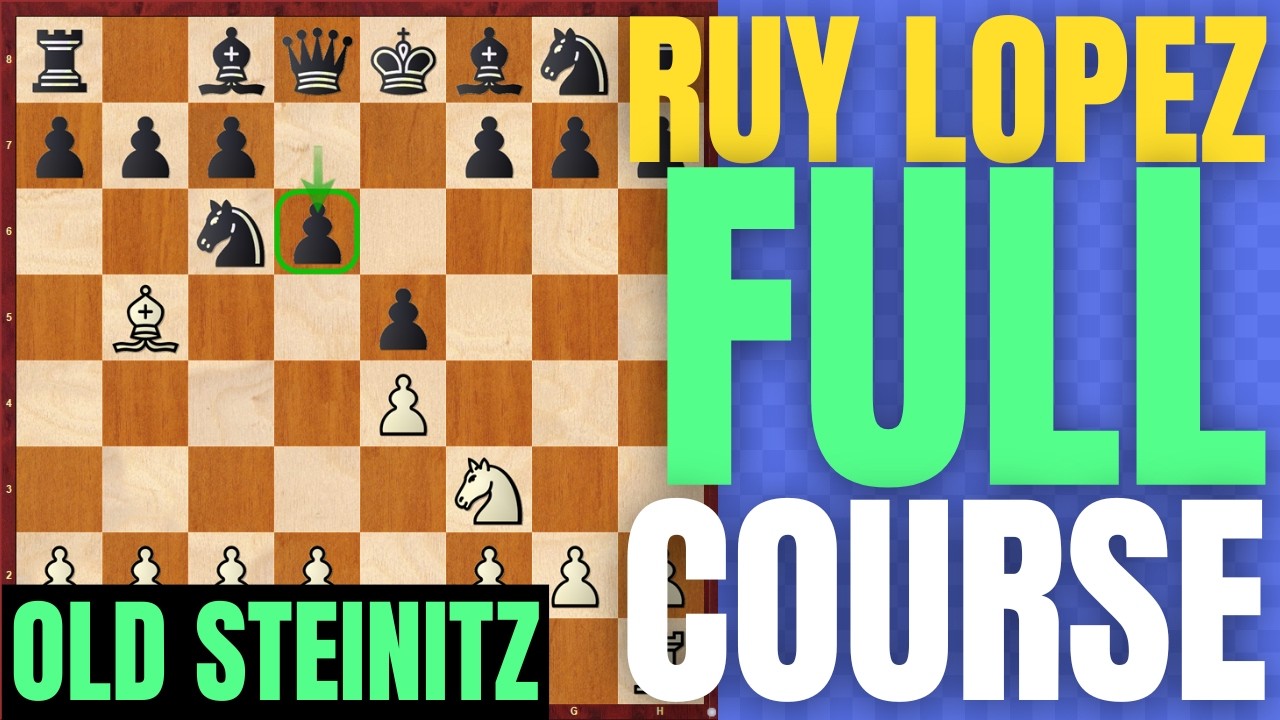 How to beat the Old Steinitz Defense - Ruy Lopez Masterclass