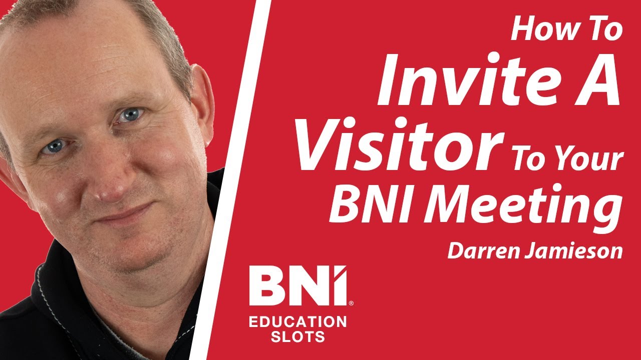 Как пригласить посетителя на встречу BNI | Учебные слоты BNI
