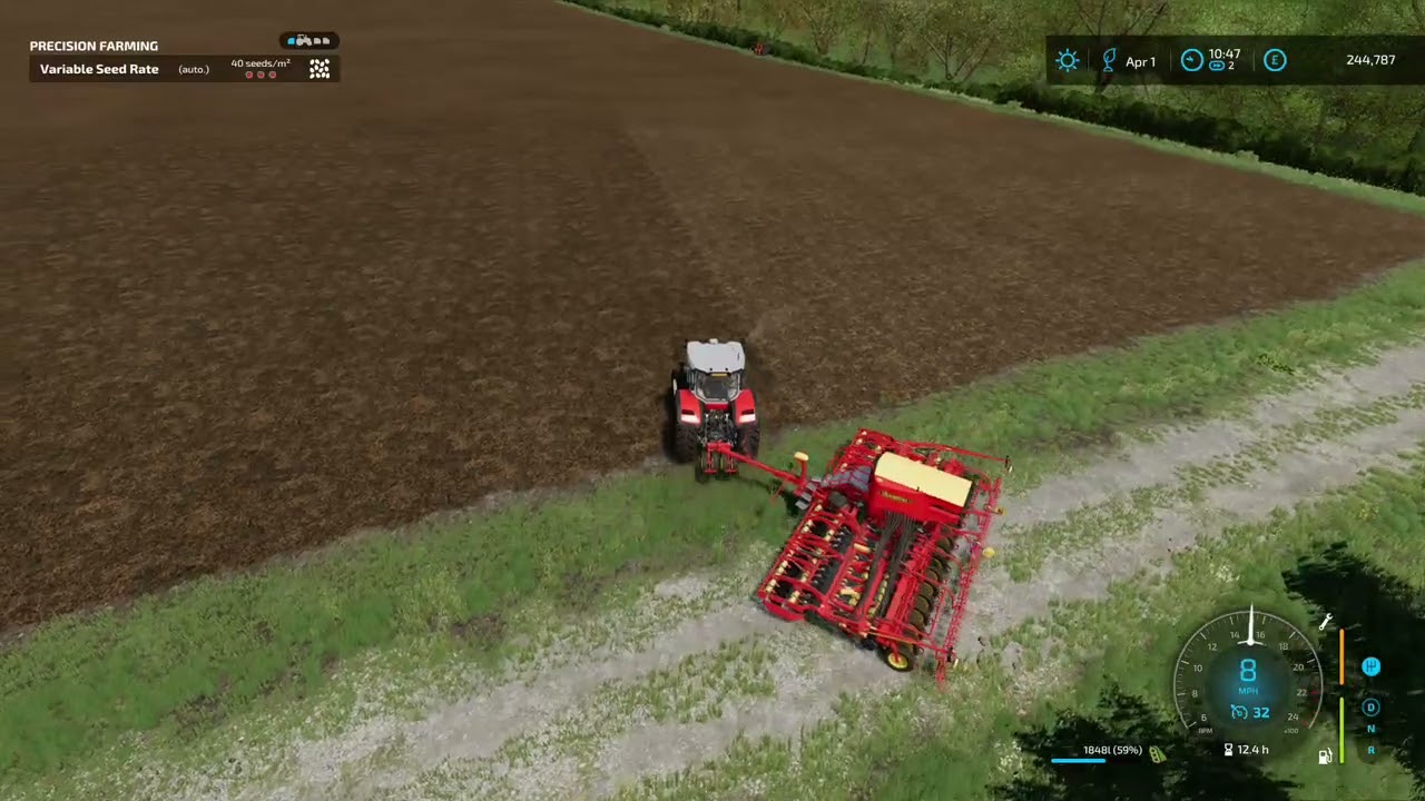 Sewing Soyabean - Back in Time Calmsden Farm FS22 Episode 39