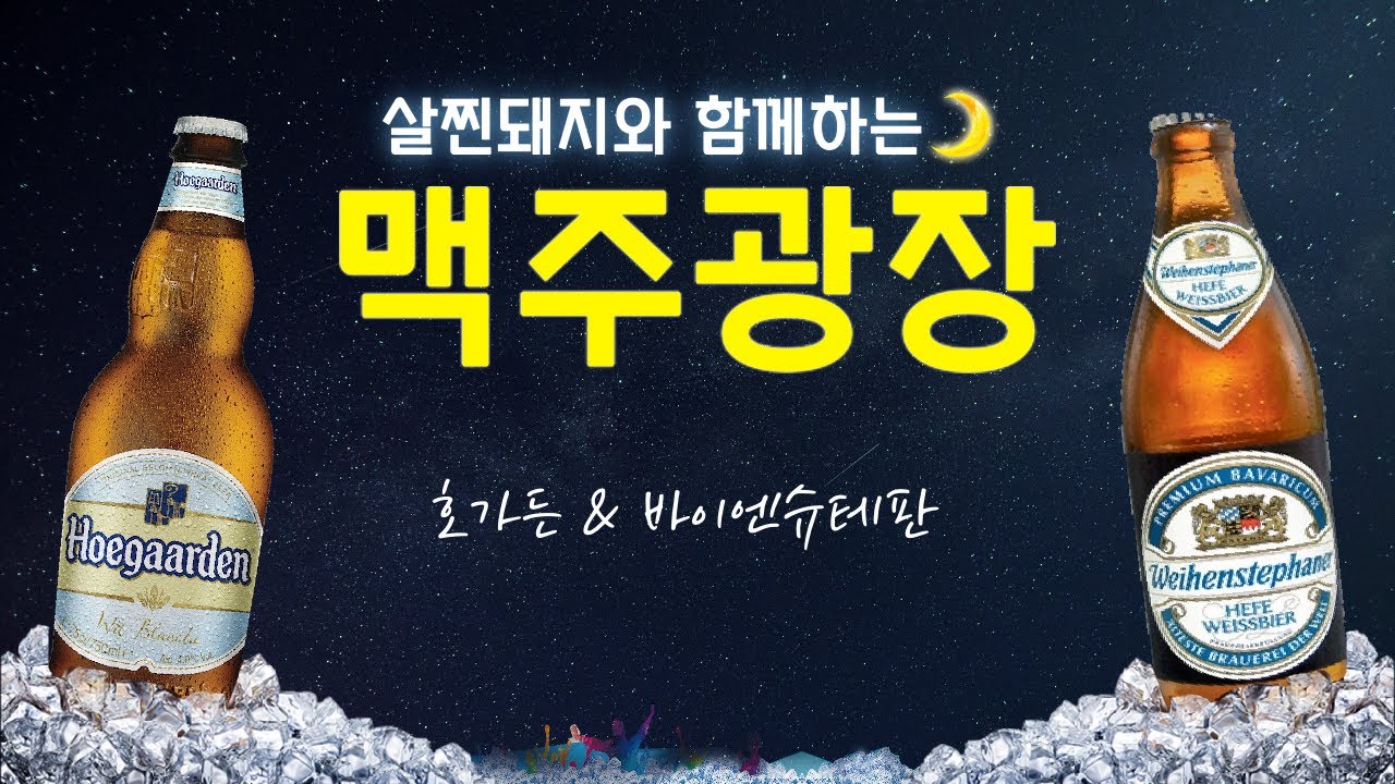 (eng) 맥주광장 1회 - 호가든 vs 바이엔슈테판 🍺 [벨기에/독일 밀 맥주]