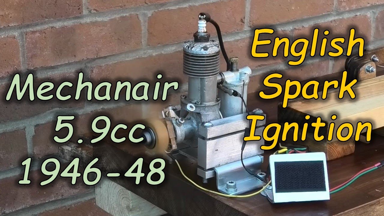 Mechanair 5.9cc - 1940's English Made Spark Ignition Engine