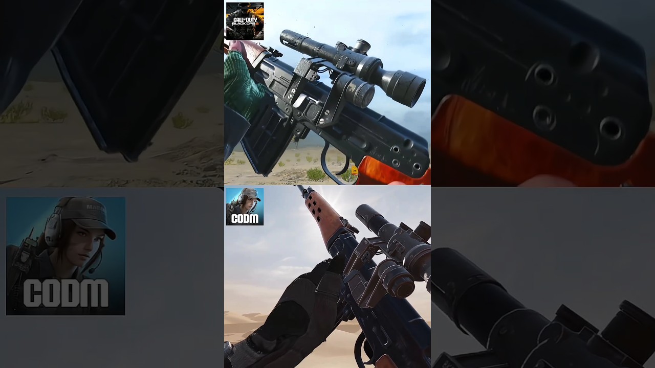 SVD - Call Of Duty Mobile Vs Black Ops 6 🤯