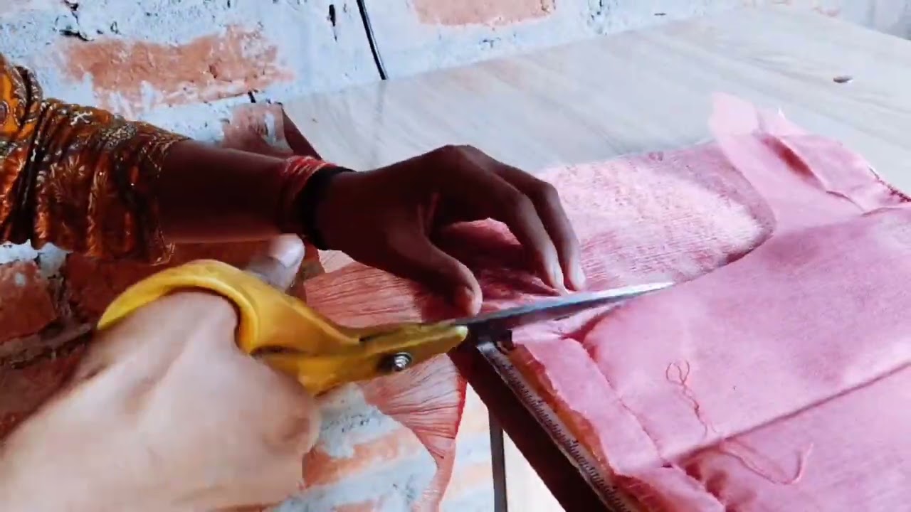 35 इंच कमर ब्लाउज की कटिंग और सिलाई#✂️✂️✂️
