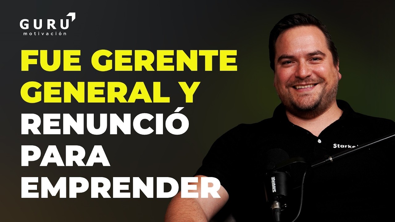 Renunció a todo para emprender y fundar Crea +: +100K impactos / Luis Miguel Starke