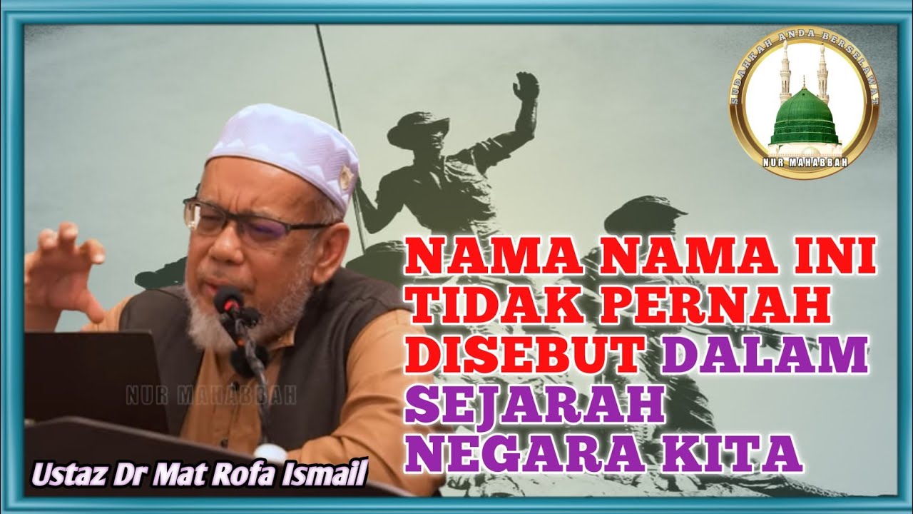 Sejarah yang terjajah | Ustaz Dr Mat Rofa