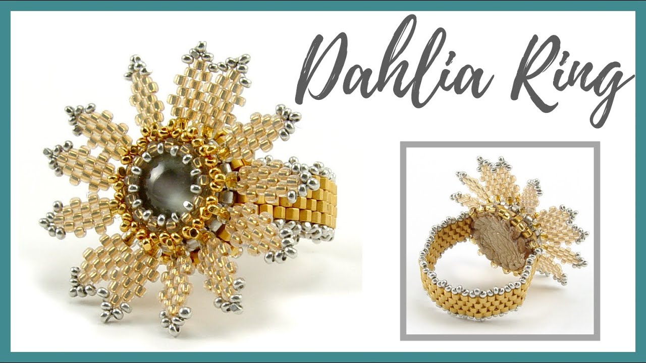 Dahlia Ring - Beaducation.com