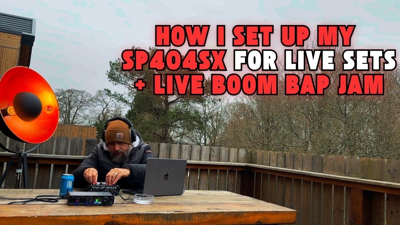 How I Set Up My SP404SX For Live Sets & Record Straight Into Daw & Live Boom Bap Jam