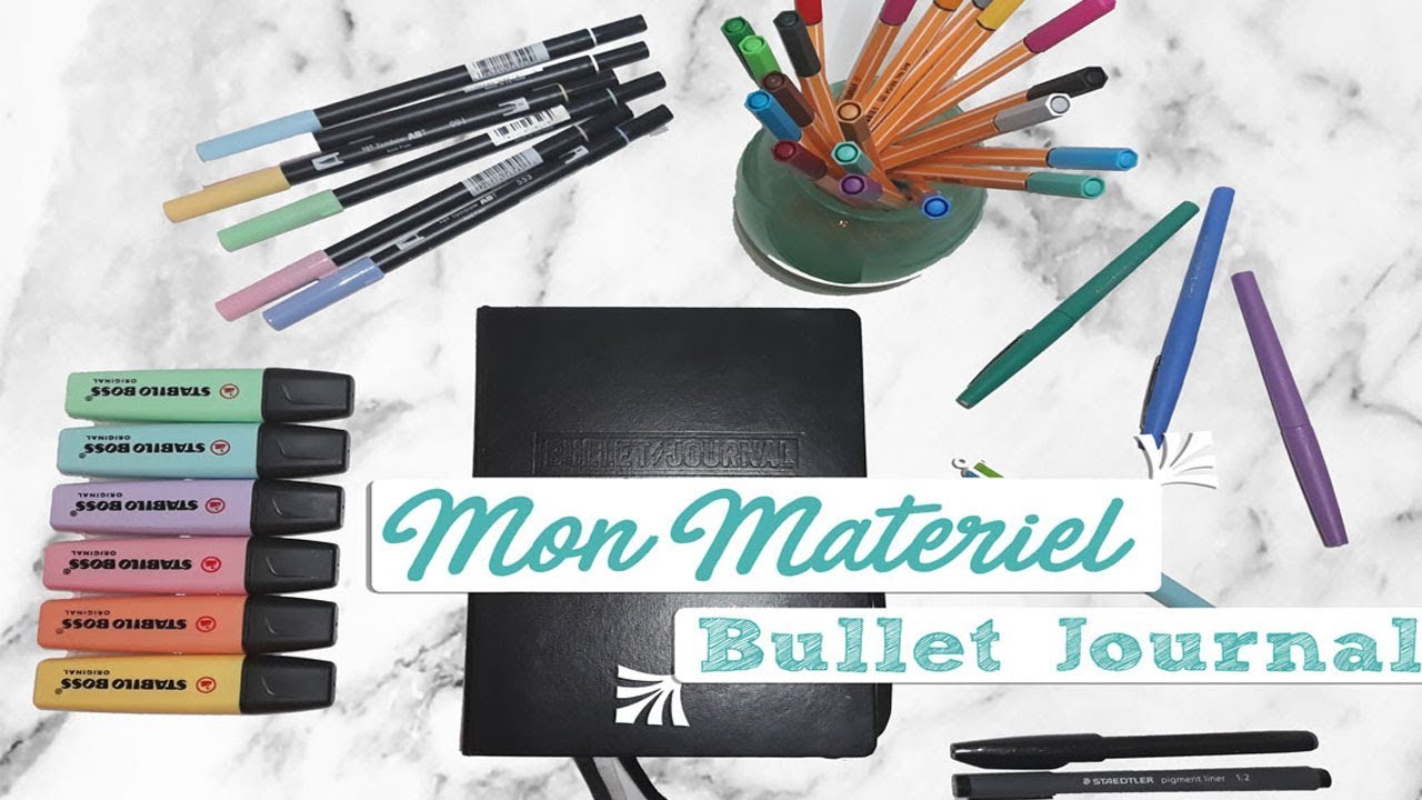 Mon matériel : Bullet Journal