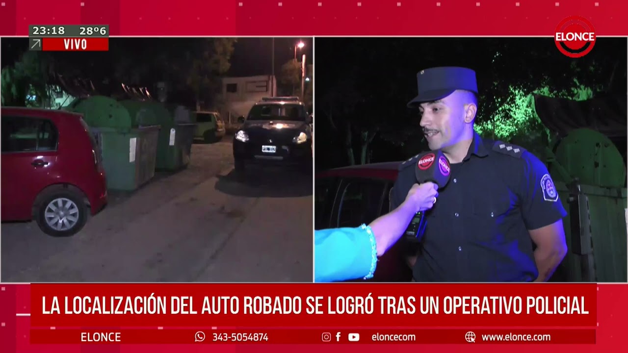 Tras operativo policial localizaron el auto Volkswagen Up que había sido robado en Paraná