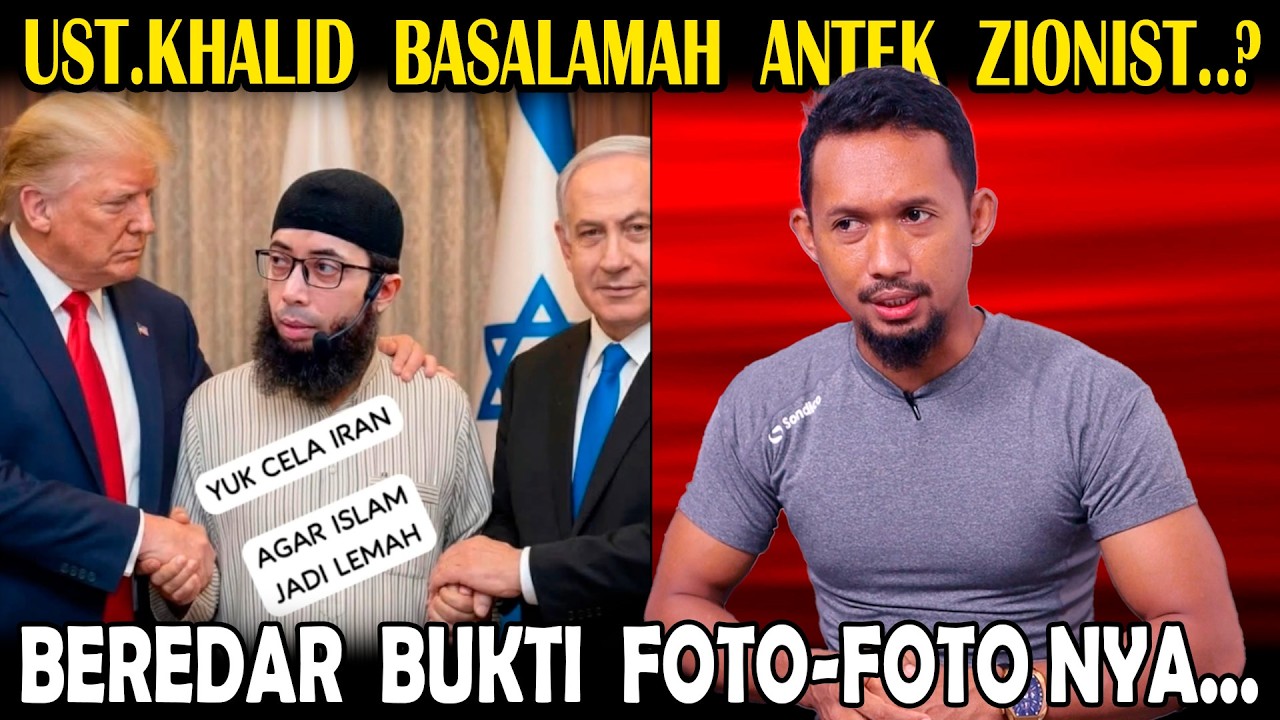 Ustadz.Khalid Basalamah Ternyata Jadi Antek Zionist Dan Amerika..? Benci Iran.!!