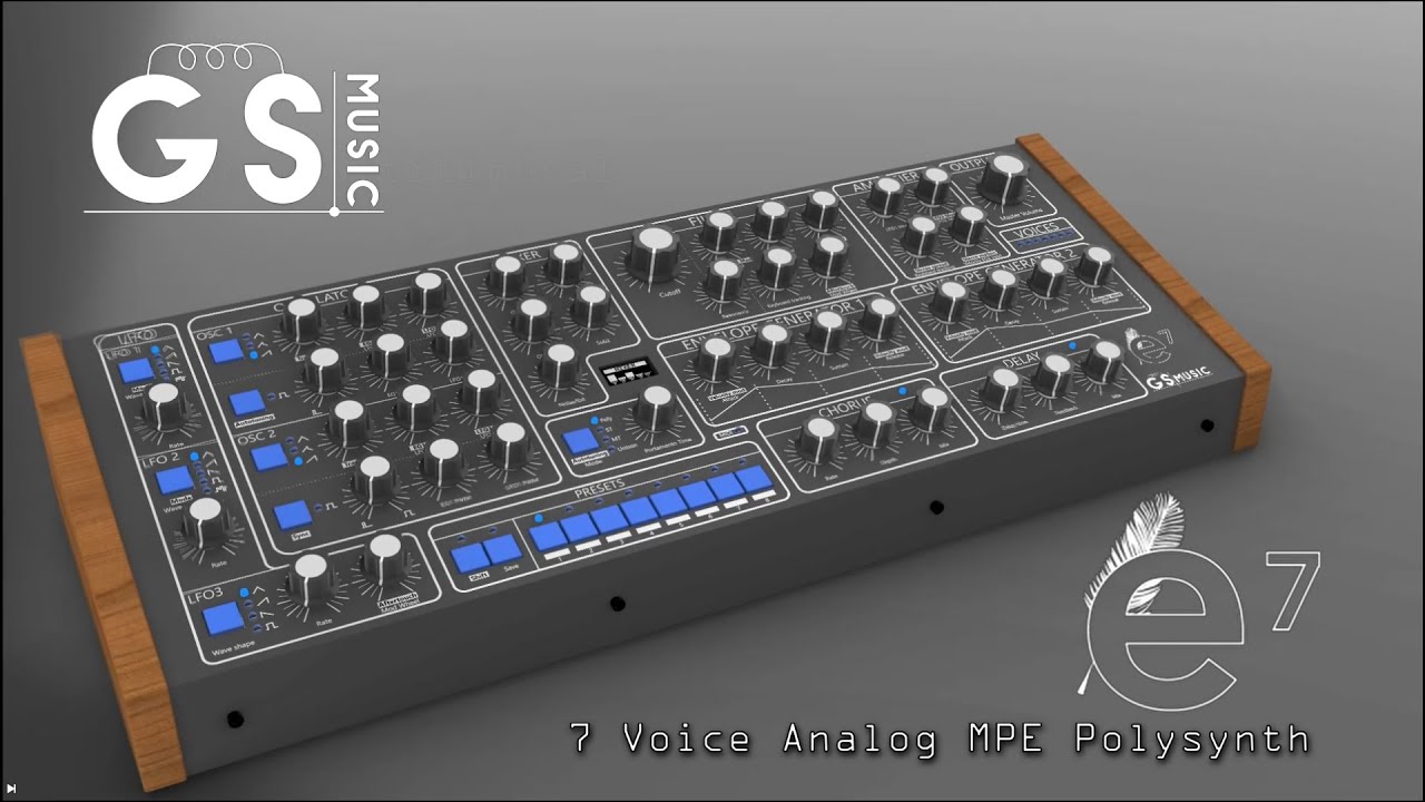 GS-e7 7-voice Analog Polysynth